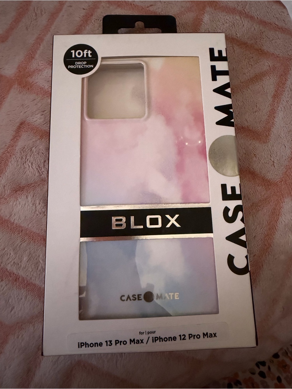 case-mate BLOX Pink and Blue Cloud iPhone Case